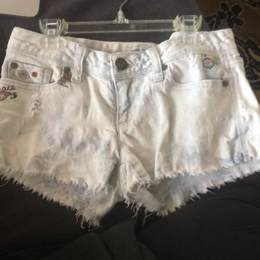Denim shorts